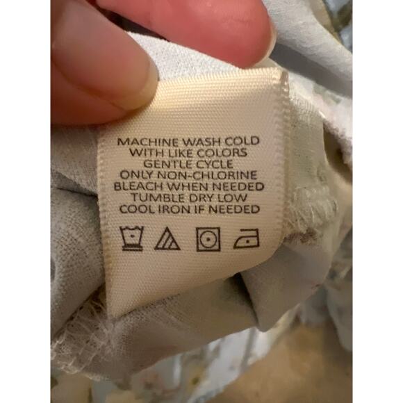 No Comment Plus Blue Floral Smocked Dress Size 3X Indie Boho Fairy Cottage EUC - Picture 8 of 8